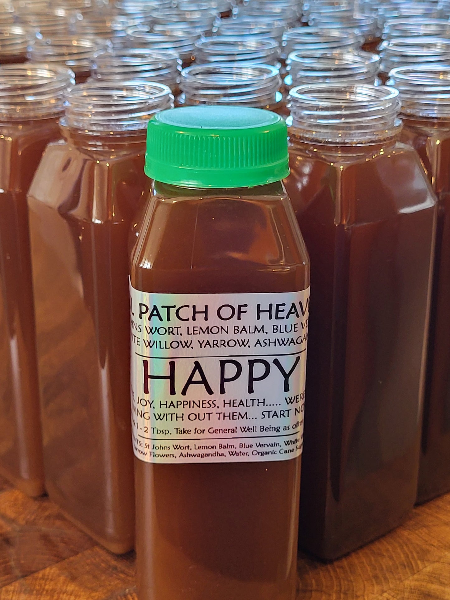 HAPPY- Organic Herbal Syrup - 10 Ounces SHIPS FREE