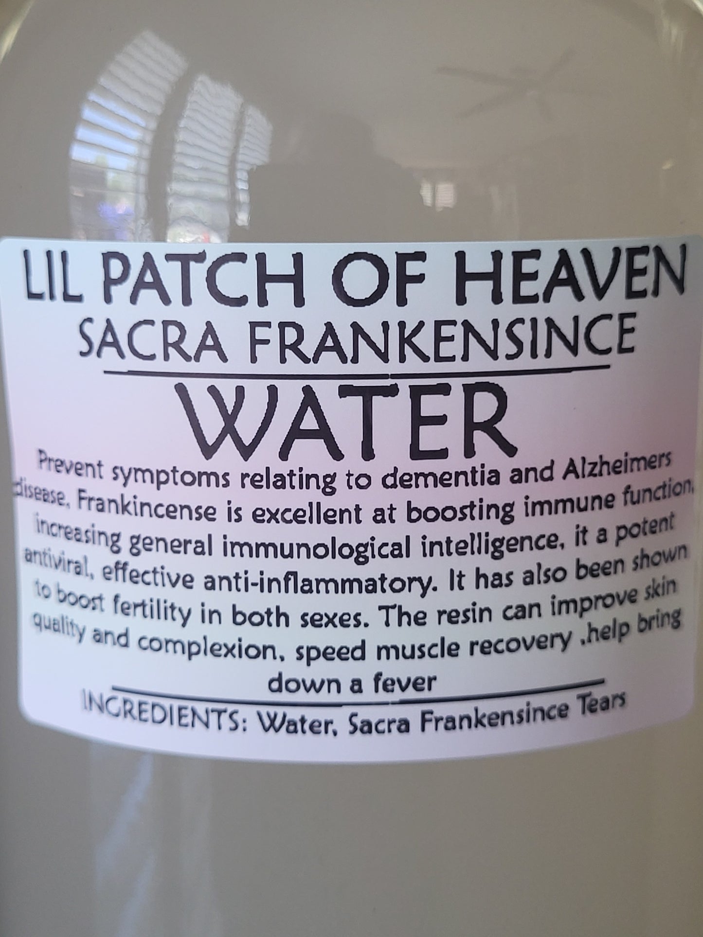 Sacra Frankincense Water Organic - 32 Ounces SHIPS FREE
