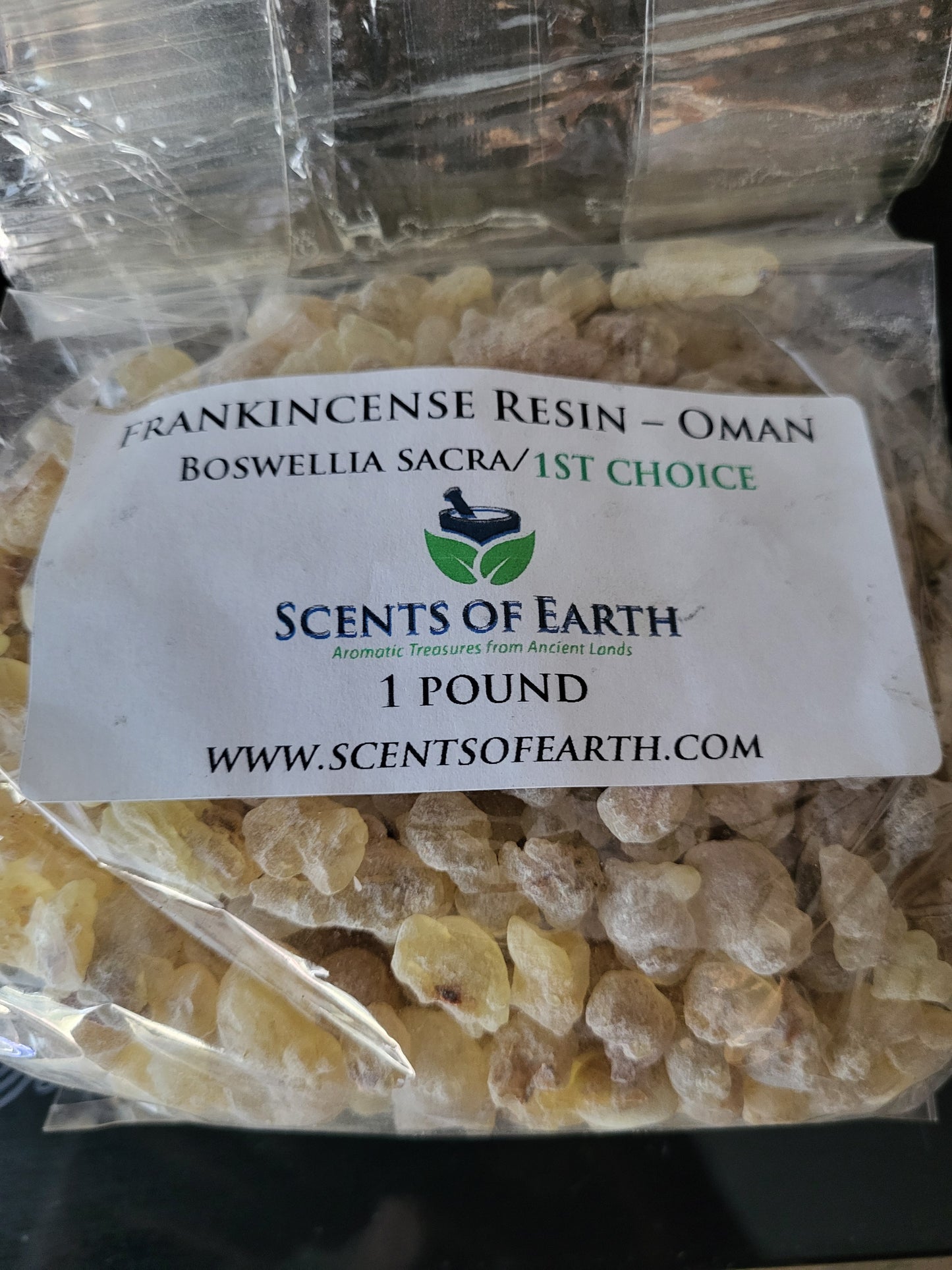 Sacra Hojary Oman Frankincense Tears for Frankincense Water Organic - 0.8 oz SHIPS FREE