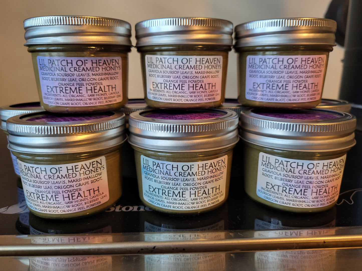 EXTREME HEALTH -Creamed Honey- SOURSOP GRAVIOLA LEAF, MARSHMALLOW ROOT, OREGON GRAPE ROOT, BILBERRY, ORANGE RIND- Super Medicinal 4oz SHIPS FREE