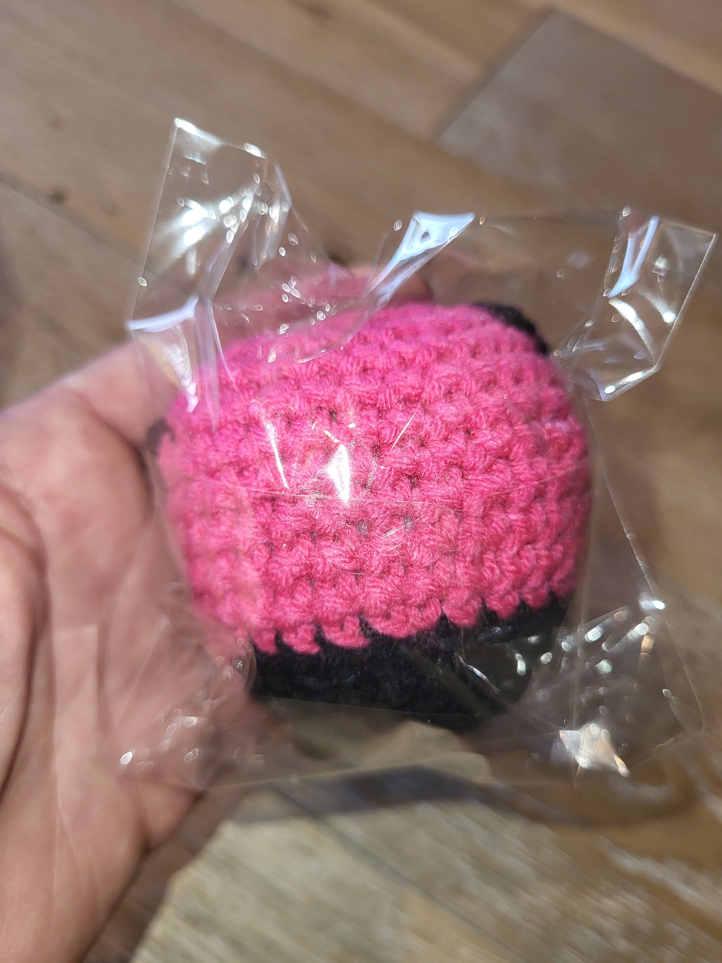 LADYBUG -Toddler or Cat Toy -SUPPORT KIDS CROCHETING-Free Shipping