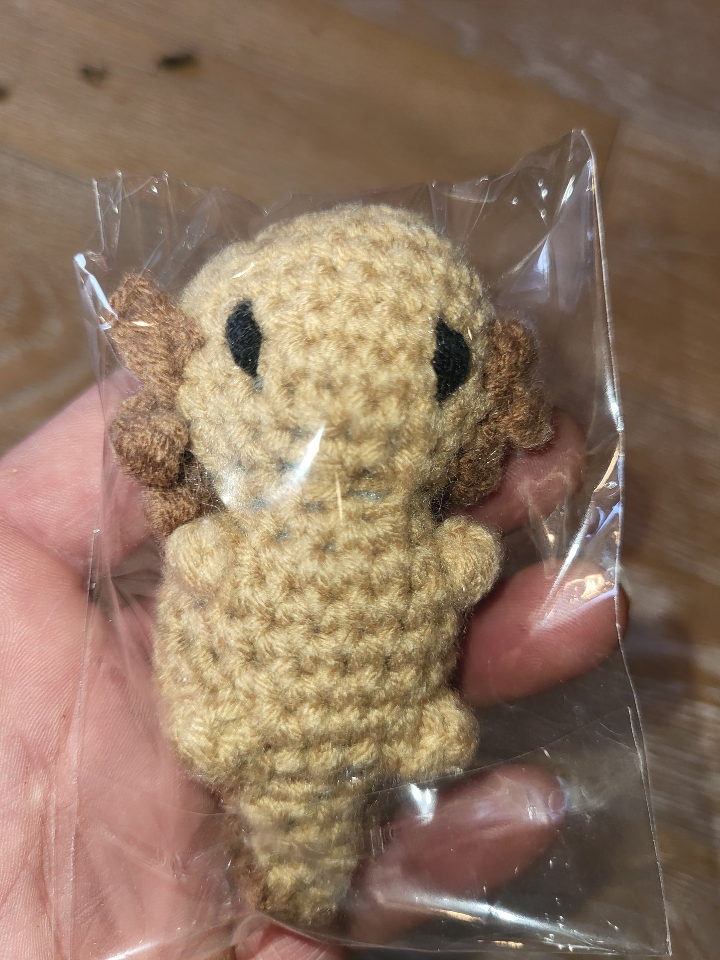 AXOLOTL SALAMANDER-for kids or cats-Support Kids Crocheting-FREE SHIP