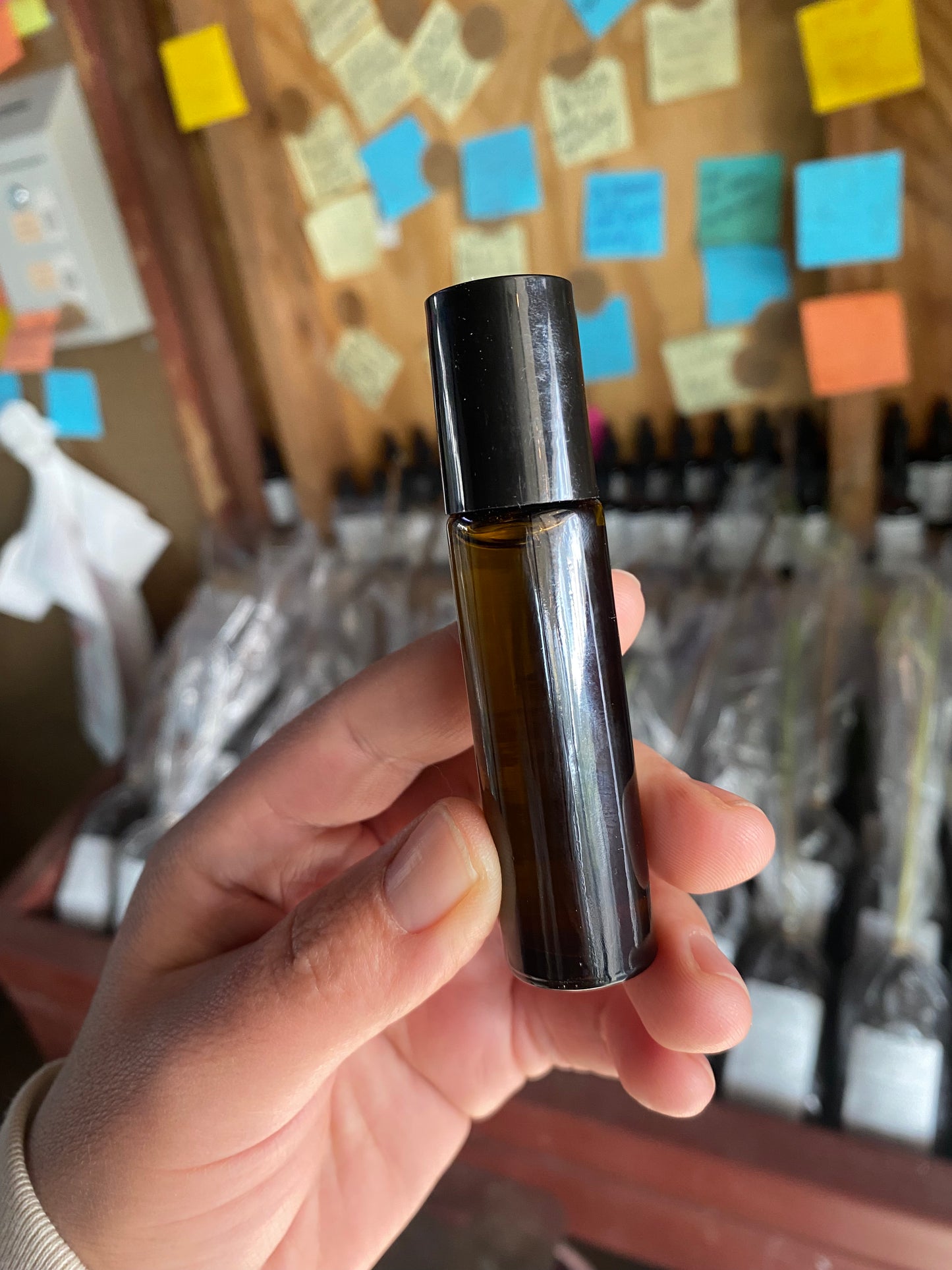 Organic Medicinal Herbal Rollerball – Comfrey, Calendula & Sweet Almond Oil (10 mL) SHIPS FREE