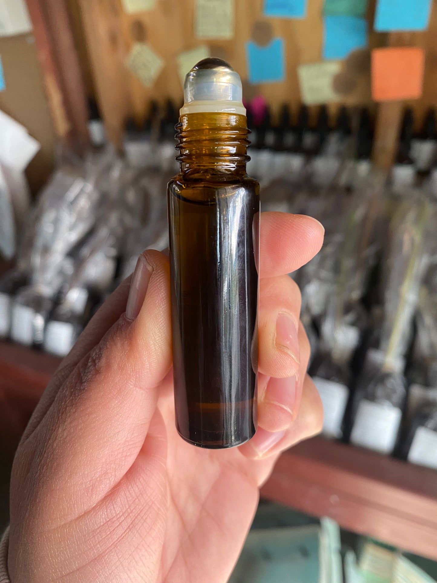Organic Medicinal Herbal Rollerball – Comfrey, Calendula & Sweet Almond Oil (10 mL) SHIPS FREE