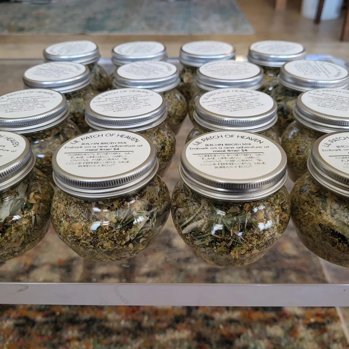 Organic Vegan Bitchin' Broth Blends - Two 4-ounce containers SHIPS FREE
