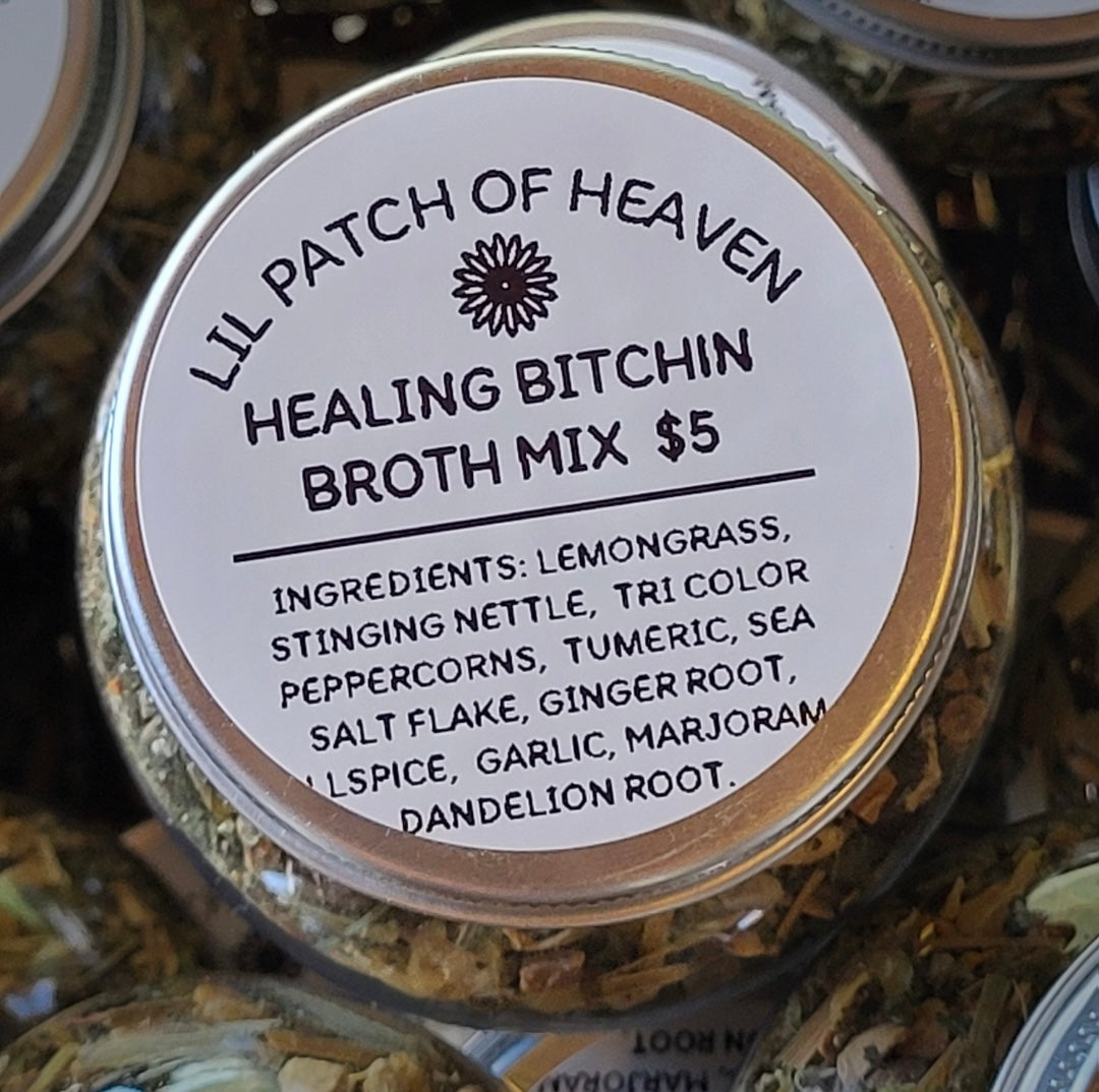 Organic Vegan Bitchin' Broth Blends - Two 4-ounce containers SHIPS FREE