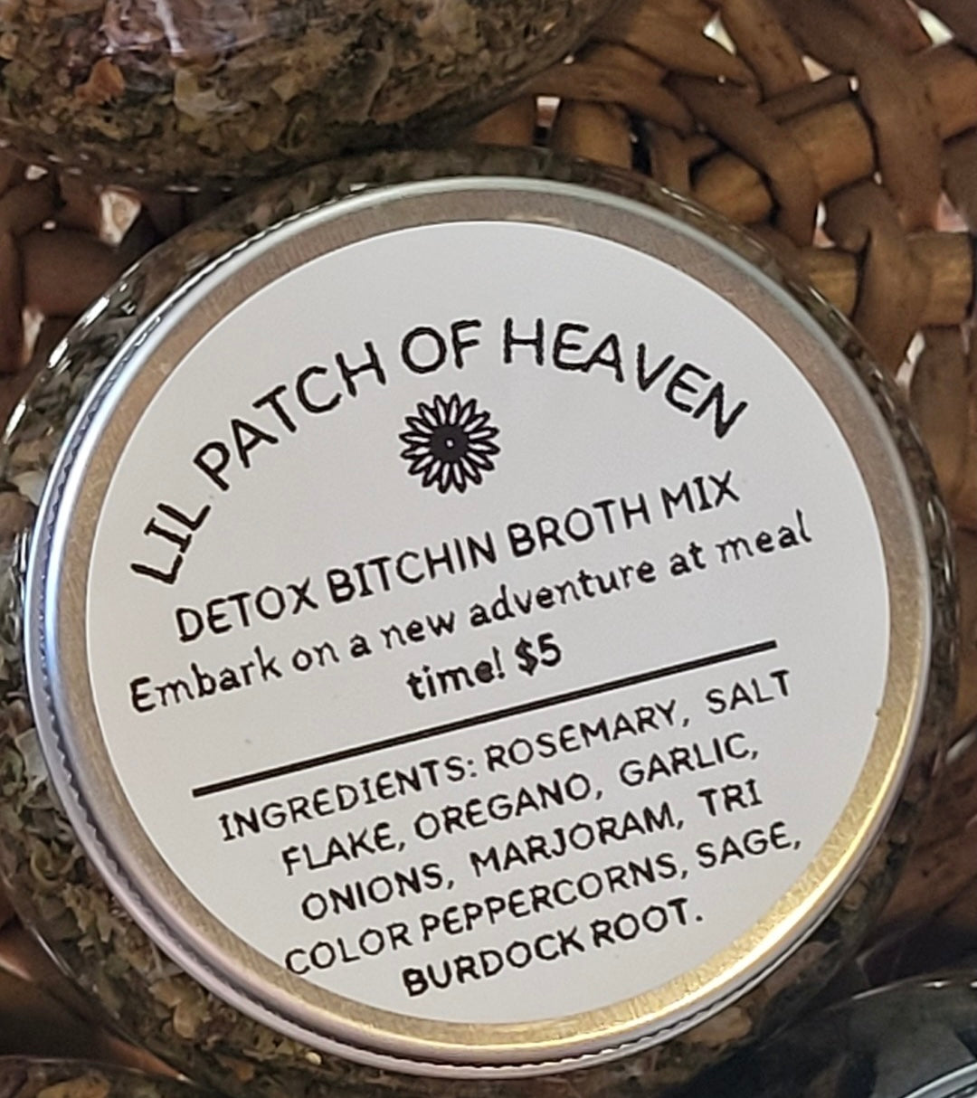 Organic Vegan Bitchin' Broth Blends - Two 4-ounce containers SHIPS FREE