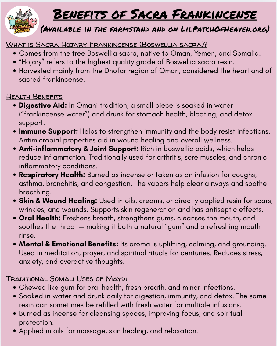 Sacra Frankincense Water Organic - 32 Ounces SHIPS FREE