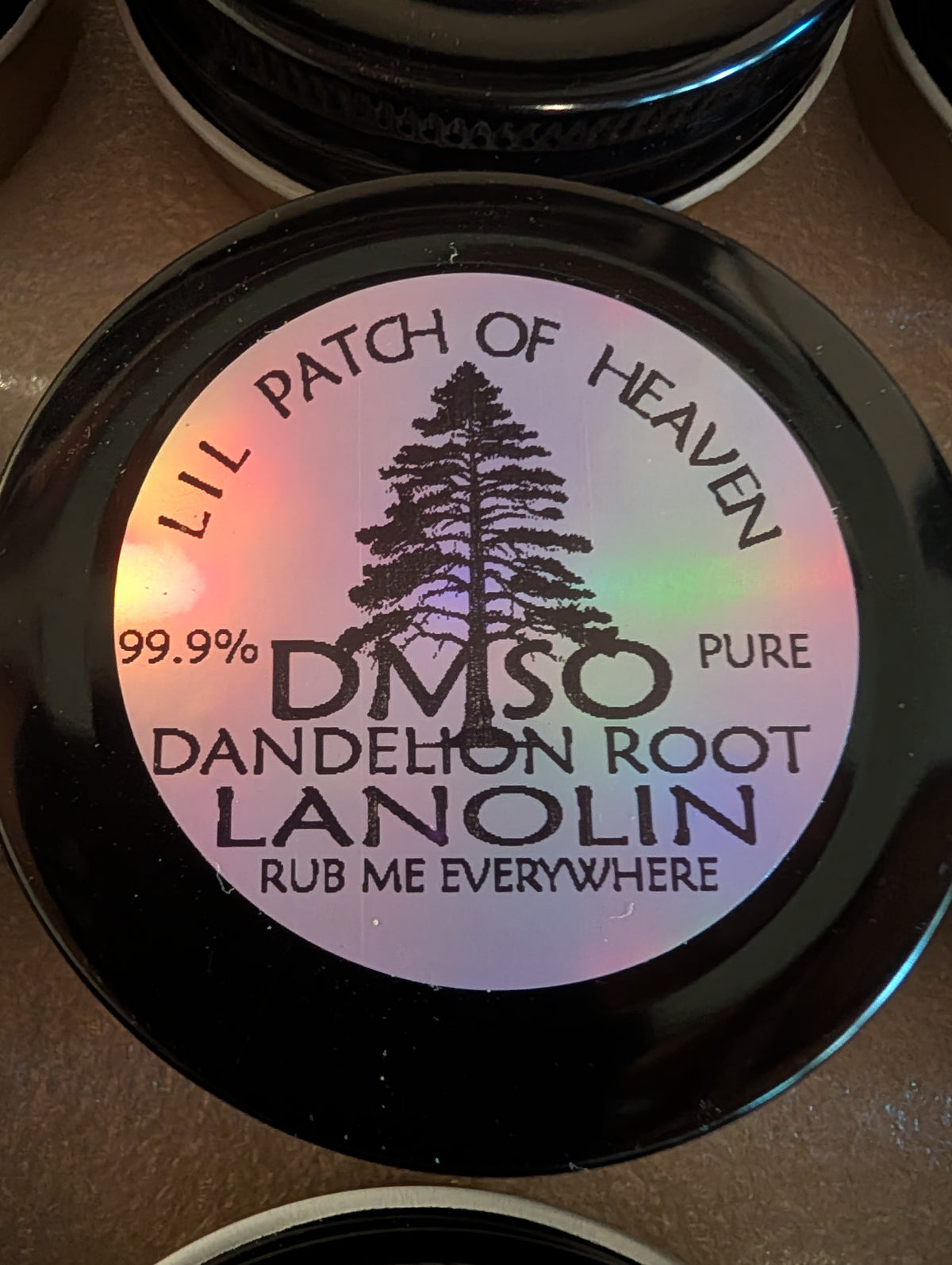 Medicinal PURE DMSO infused with Dandelion Root Emulsified in PURE LANOLIN in Glass - 70% DMSO 30% LANOLIN - 4 Oz SHIPS FREE