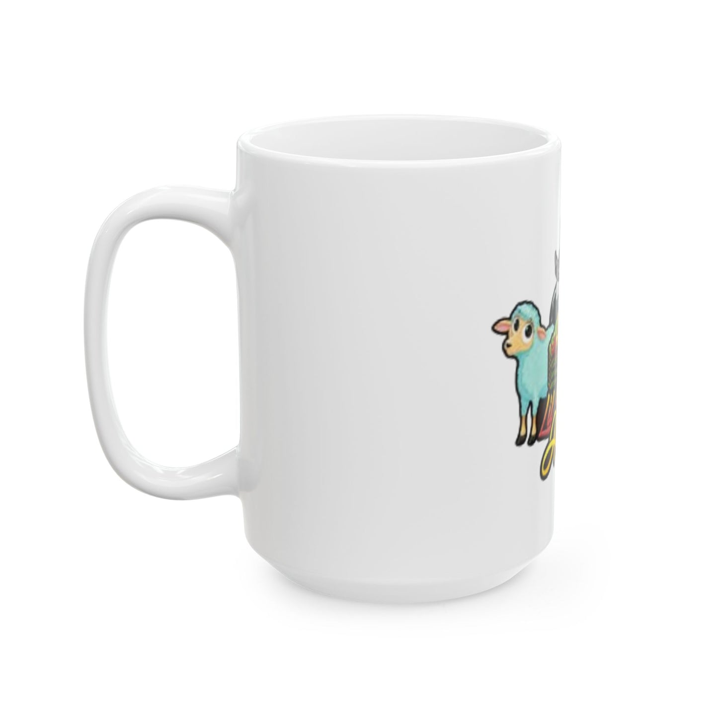 Cute Farm Animal Mug - Lil' Patch of Heaven, Funny Gift, Farmhouse Decor, Animal Lover Gift, Coffee Cup, Unique Kitchenware