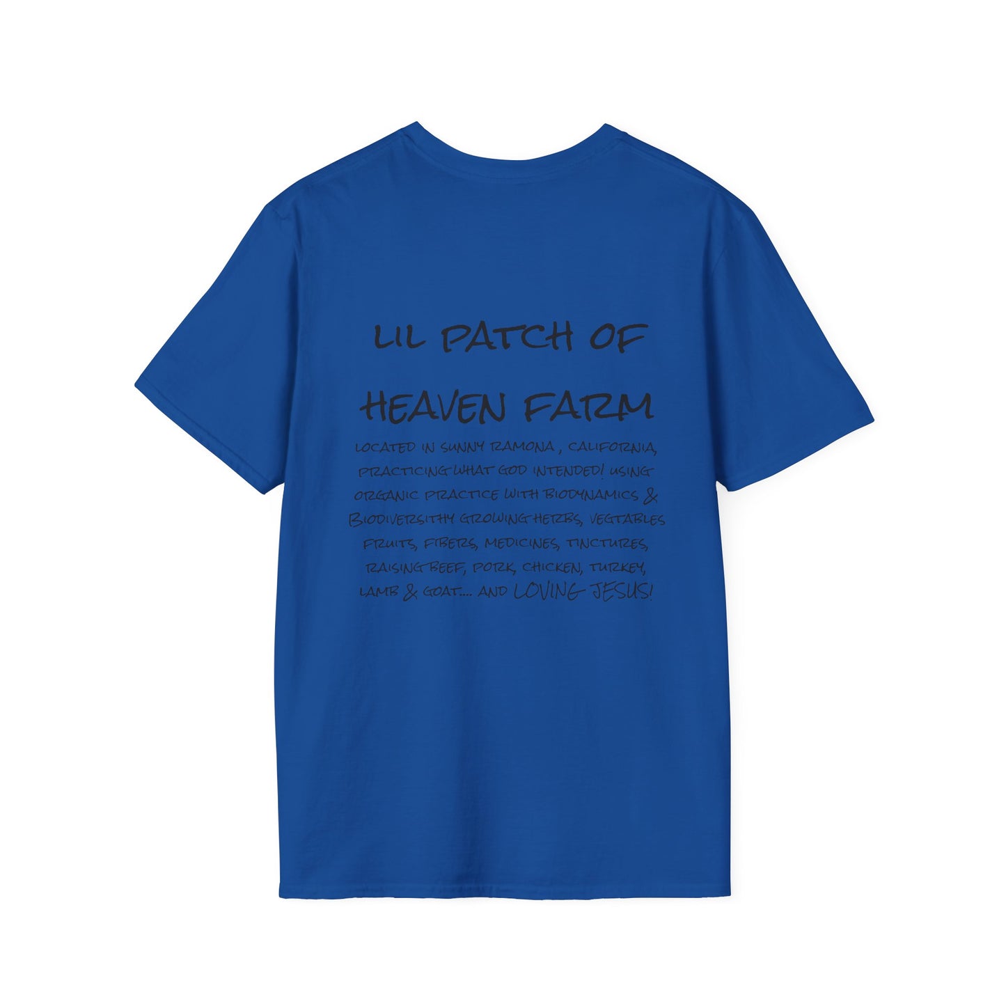 Unisex Graphic T-Shirt, Lil Patch of Heaven Shirt, Farm Theme Gift, Fun Farmhouse Apparel