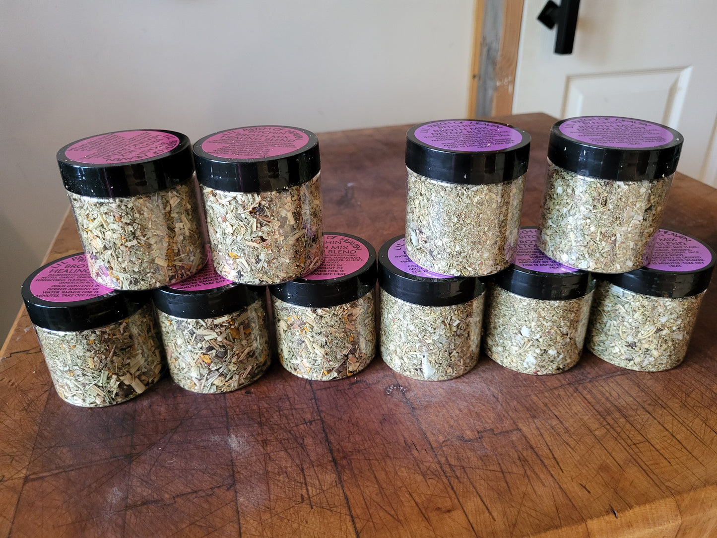 Organic Vegan Bitchin' Broth Blends - Two 4-ounce containers- One Detox Blend & One Healing Blend SHIPS FREE