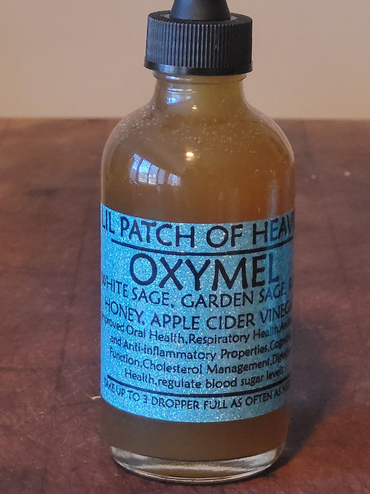 Organic Herbal Oxymel – White Sage, Garden Sage, 4 Oz SHIPS FREE