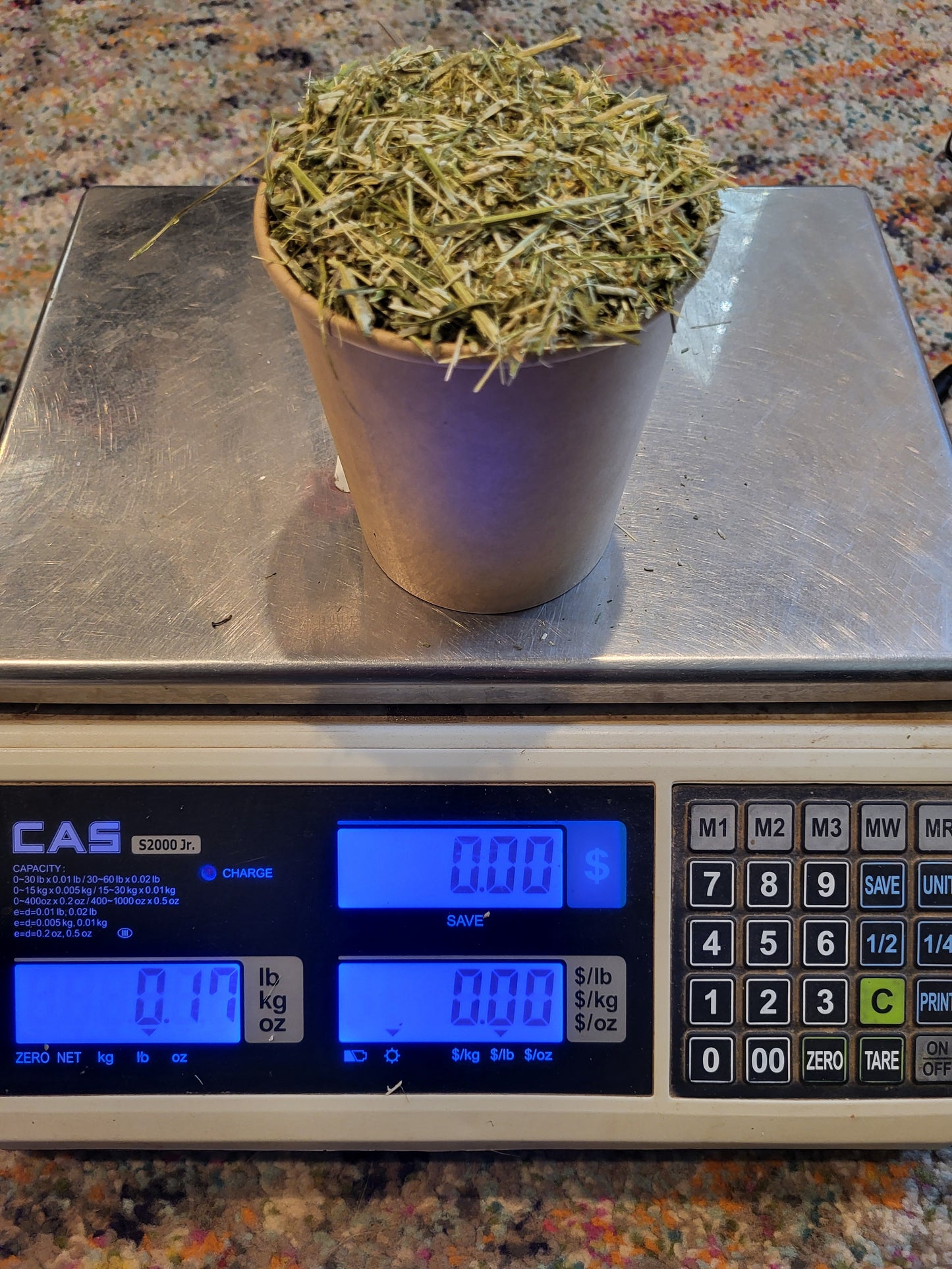 Vervain Chopped Organic Fresh- 16 ounce cup ounce SHIPS FREE