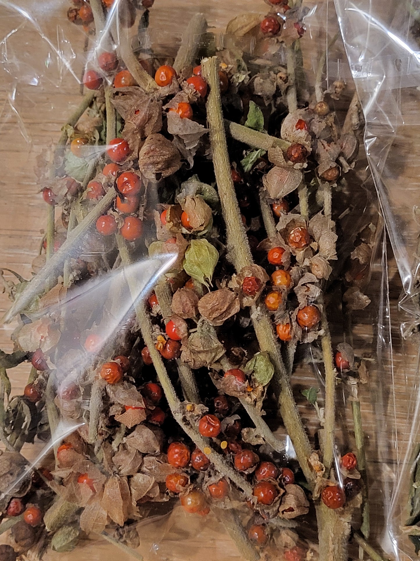 ASHWAGANDHA SEEDS, LEAF, STEM - Medicinal 1.8 oz SHIPS FREE