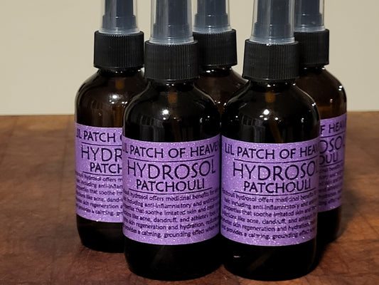 HYDROSOL- PATCHOULI Organic 4 oz Sprayer SHIPS FREE