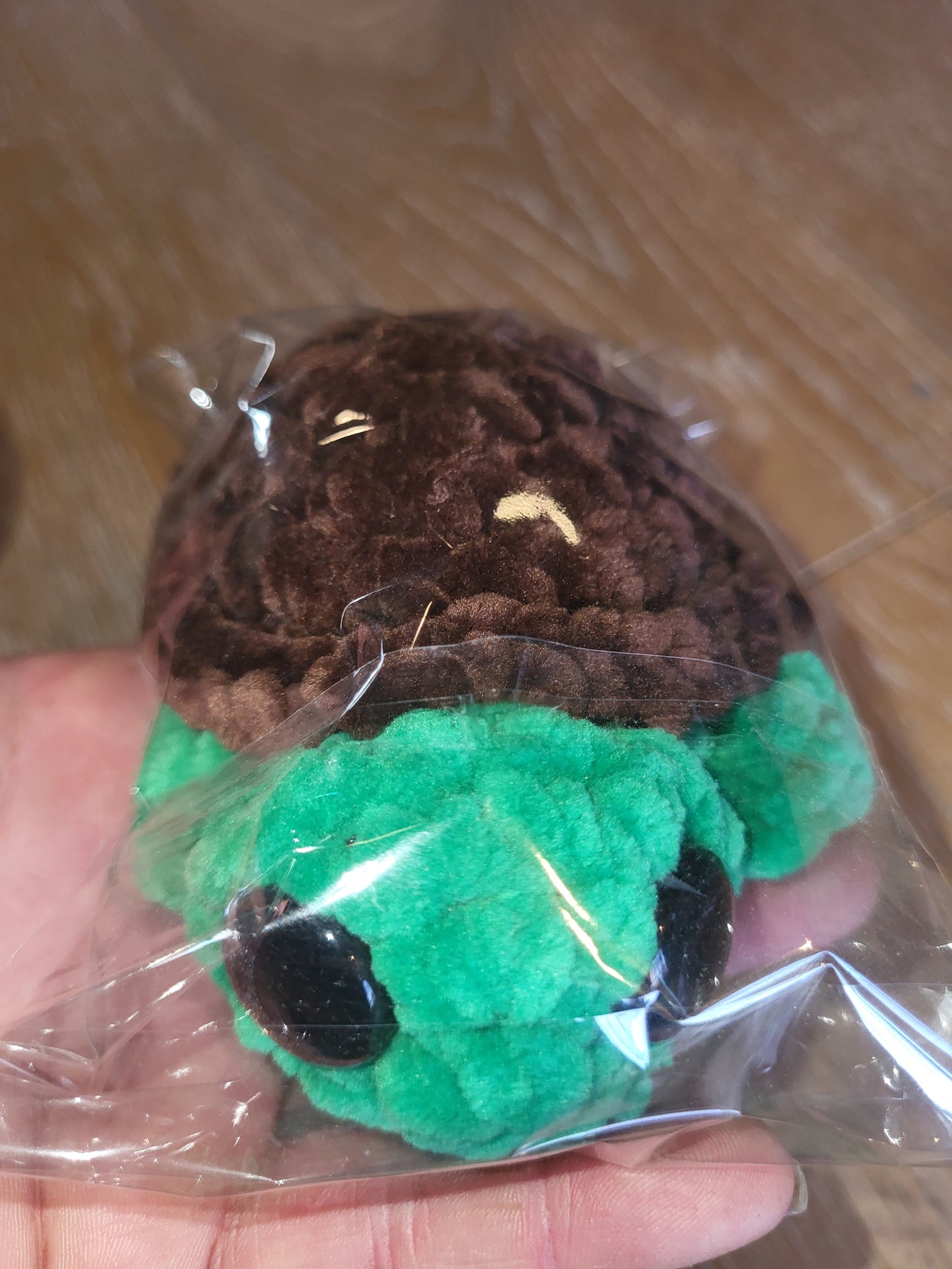 SEA TURTLE Stuffed Animal -Support Kids Crocheting-Handmade With Love - Synthetic Blend - FREE SHIP