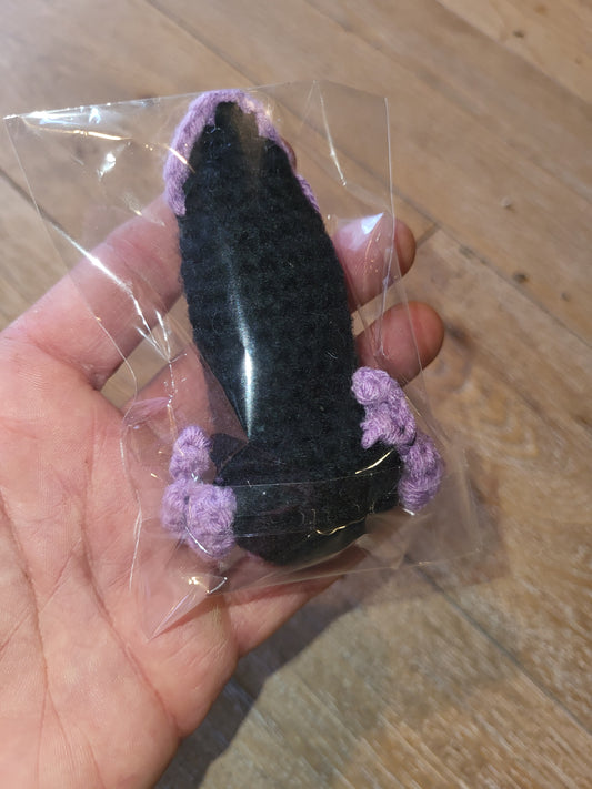 AXOLOTL SALAMANDER-kids or cat toy-SUPPORT KIDS CROCHETING-FREE SHIPPING