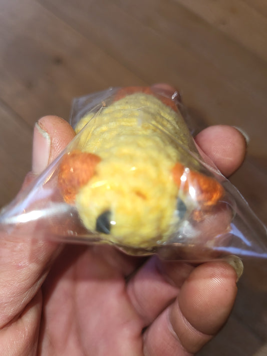 Axolotl Salamander Xsmall -kids or cat toys-Support Kids Crocheting-FREE SHIPPING