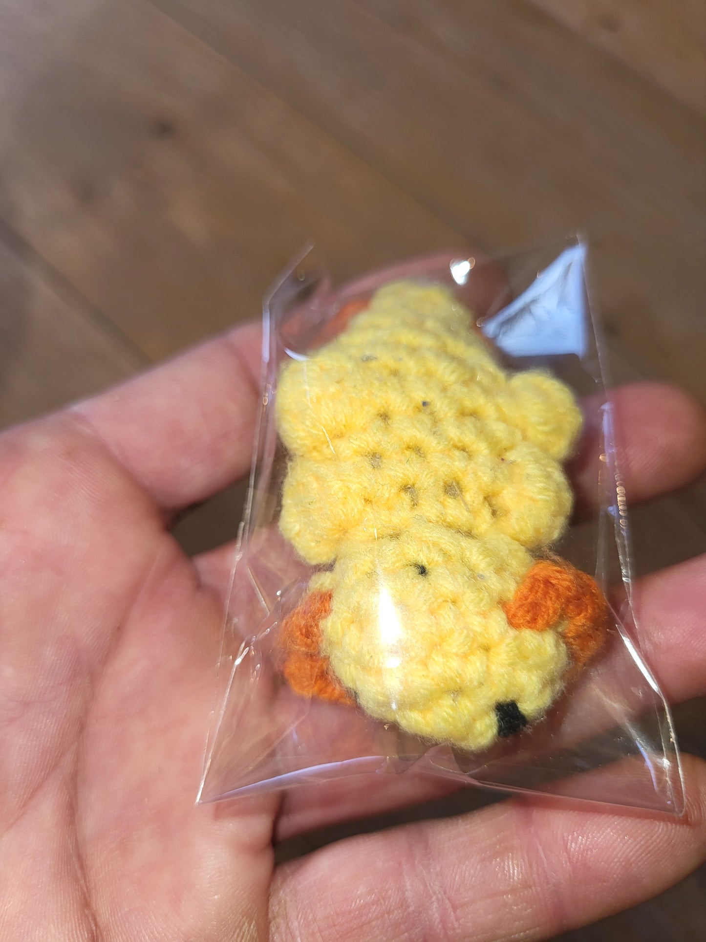 Axolotl Salamander Xsmall -kids or cat toys-Support Kids Crocheting-FREE SHIPPING