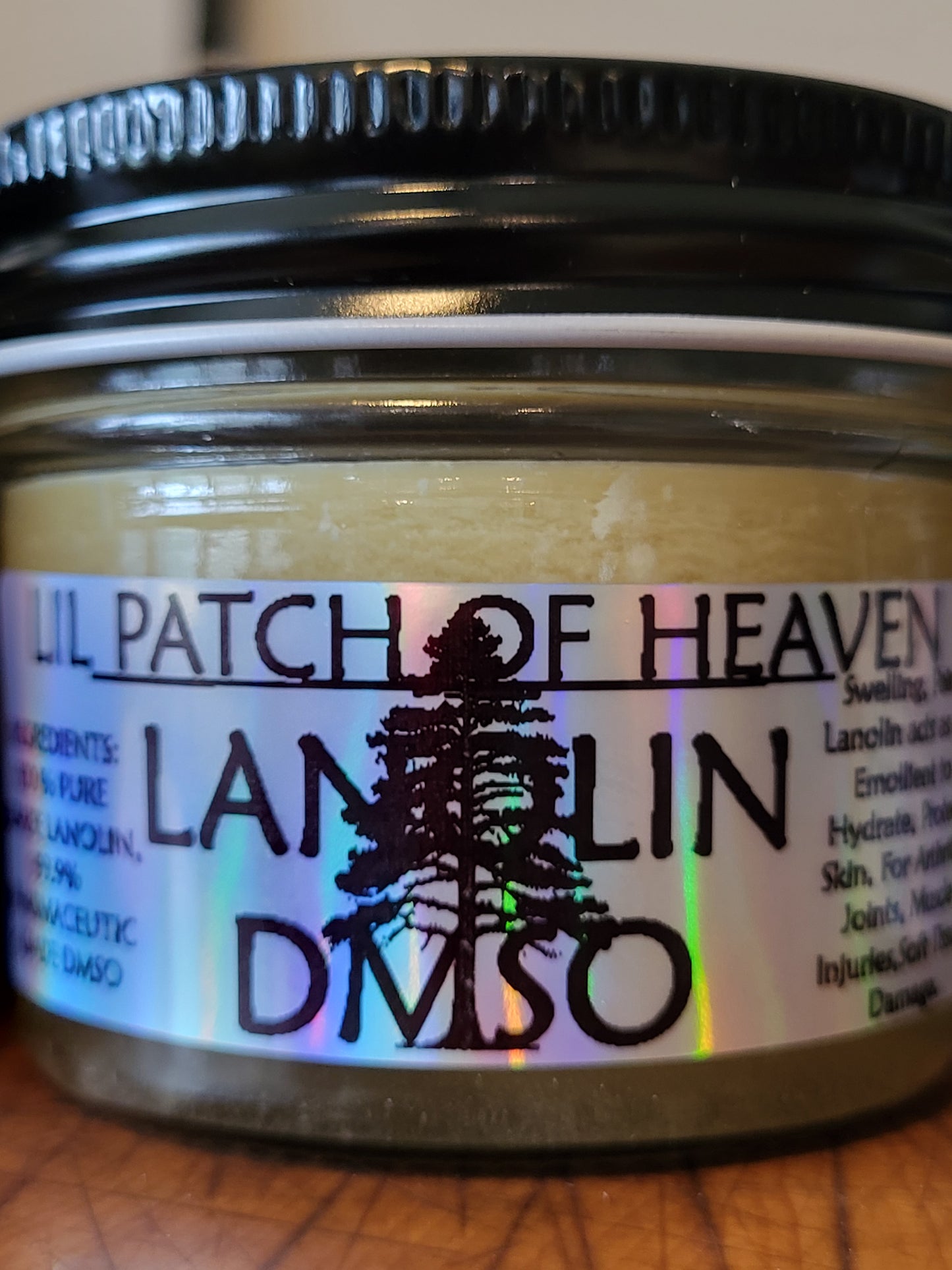 Medicinal PURE DMSO with PURE LANOLIN in Glass - 70% DMSO 30% LANOLIN - 4 Oz SHIPS FREE