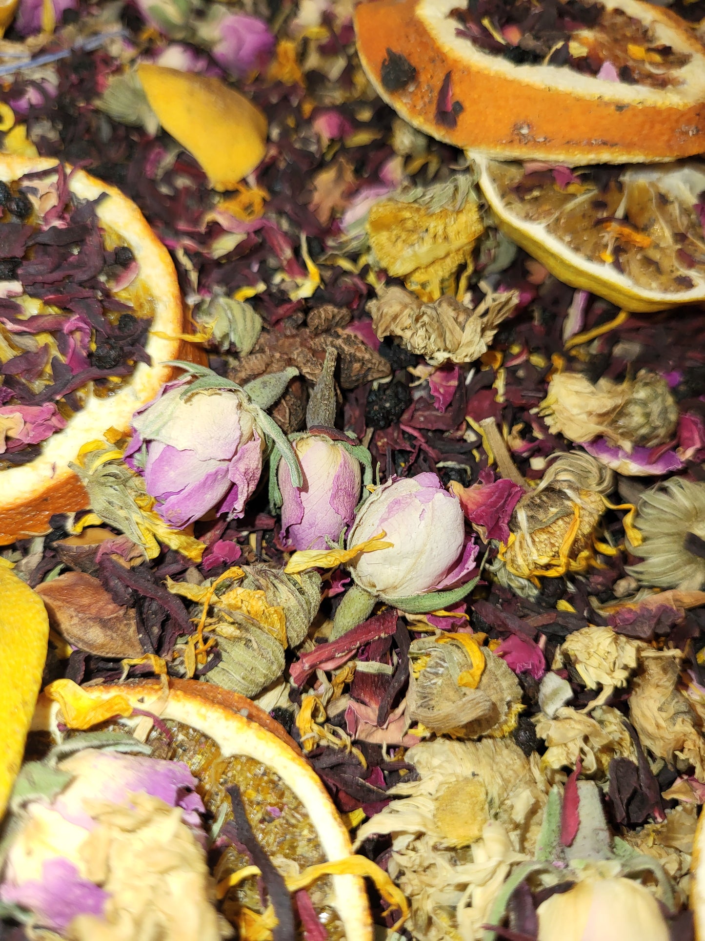 Summertime Delight Medicinal Tea-4.4 oz ORGANIC-Grapefruit, Lemon, Sweet Lime, Lime, Cara Cara Orange, Hibiscus, Elderberry, Comfrey Root, Calendula, Chrysanthemum, Star Anise-FREE SHIP