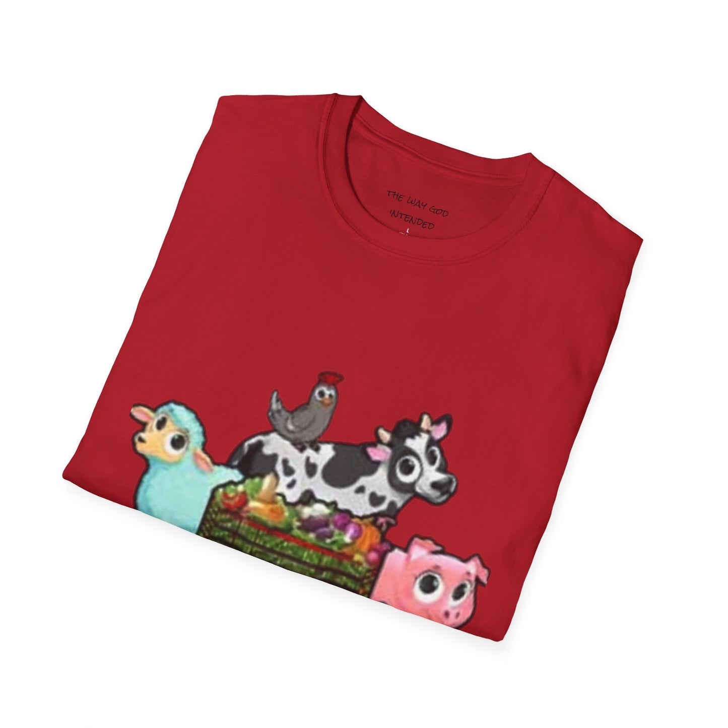 Unisex Graphic T-Shirt, Lil Patch of Heaven Shirt, Farm Theme Gift, Fun Farmhouse Apparel