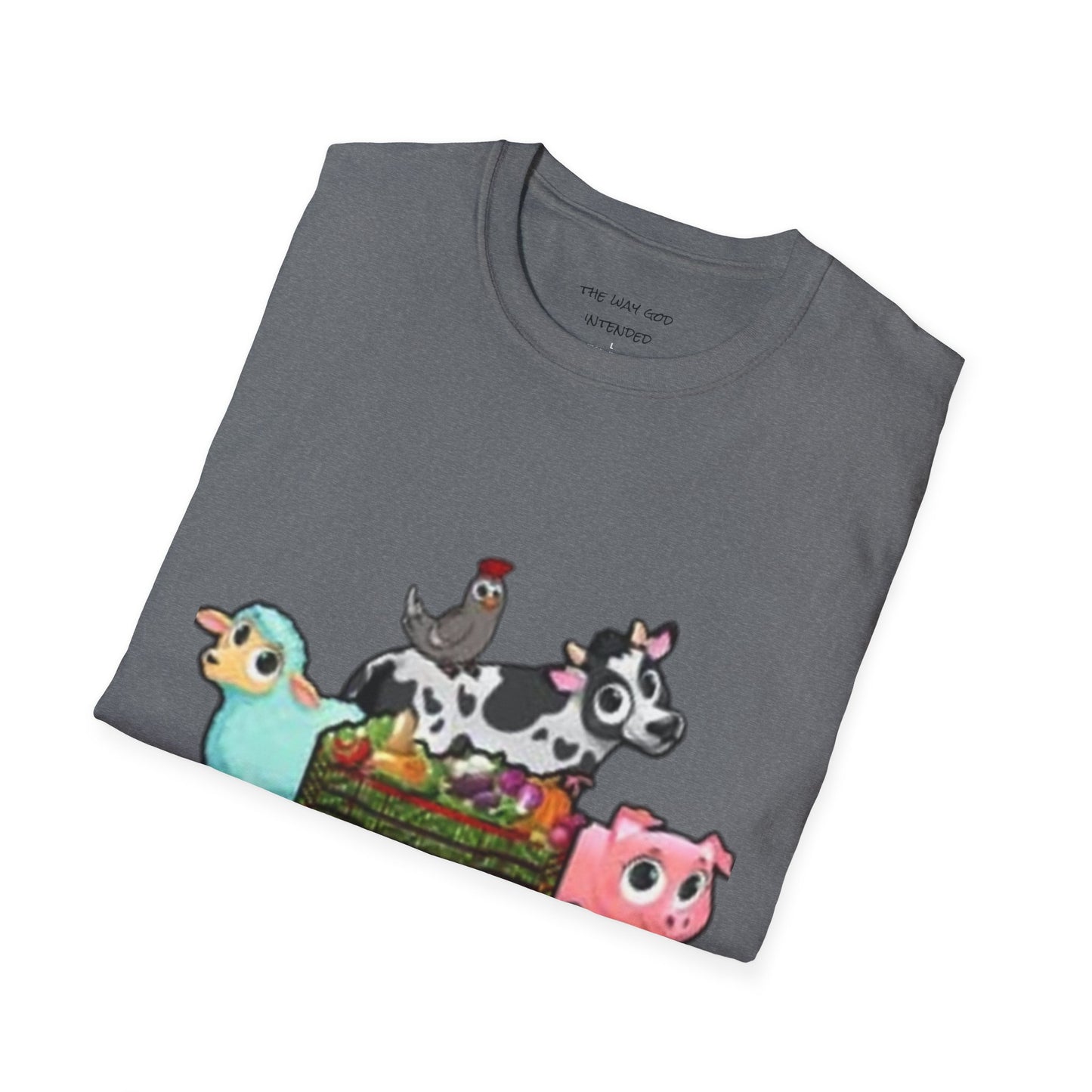 Unisex Graphic T-Shirt, Lil Patch of Heaven Shirt, Farm Theme Gift, Fun Farmhouse Apparel