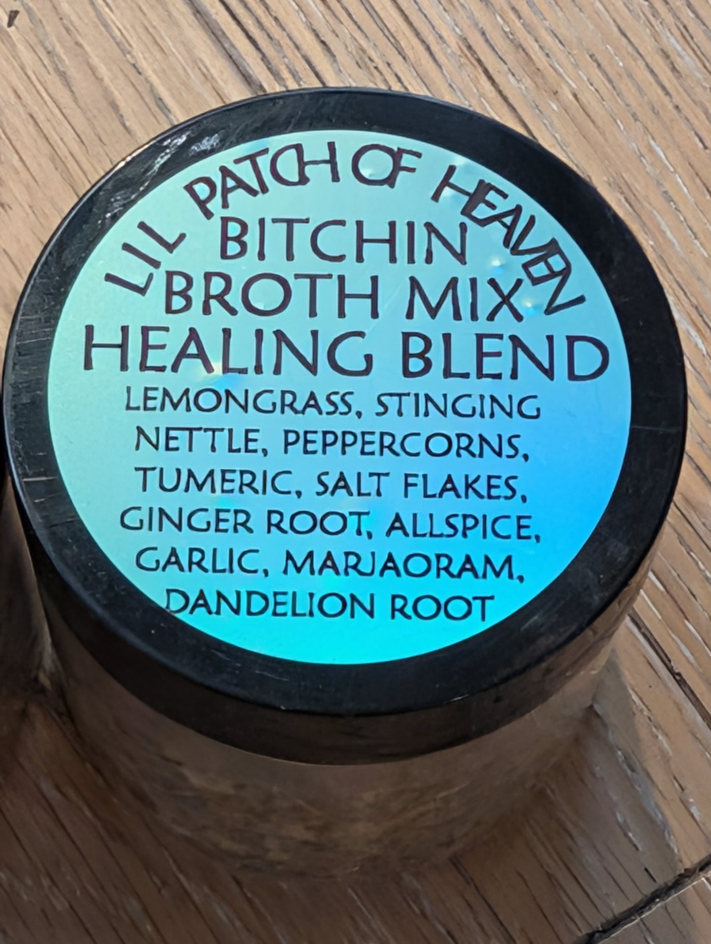 Organic Vegan Bitchin' Broth Blends - Two 4-ounce containers- One Detox Blend & One Healing Blend SHIPS FREE