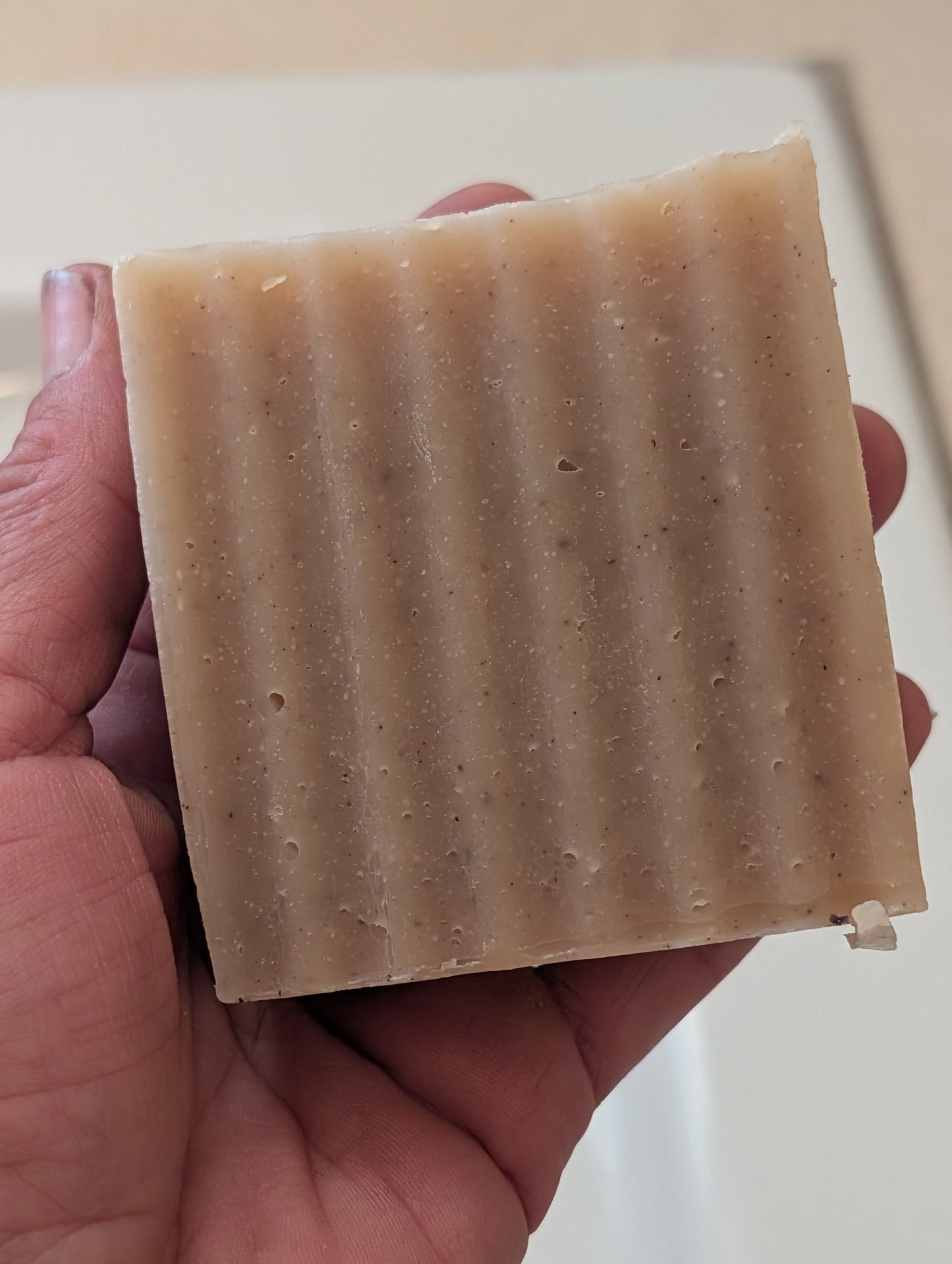 Artesian Herbal Soaps - AVOCADO OIL, OLIVE OIL & COCONUT OIL - GERANIUM & GINGER ESSENTIAL OIL- ORGANIC - Color BARK -FREE SHIPPING