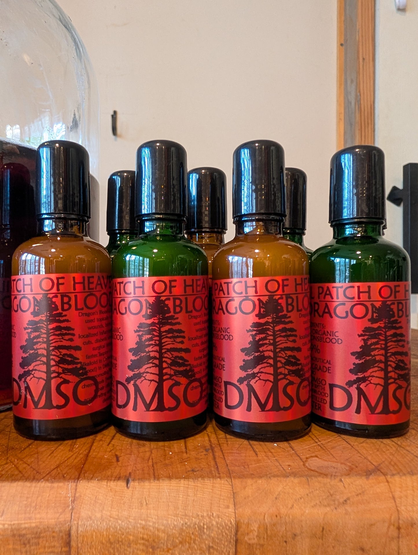 Medicinal Rollerball - 99.9 PURE DMSO infused with ORGANIC DRAGONSBLOOD - 70% DMSO INFUSION 30% DISTILLED WATER- 50ml SHIPS FREE