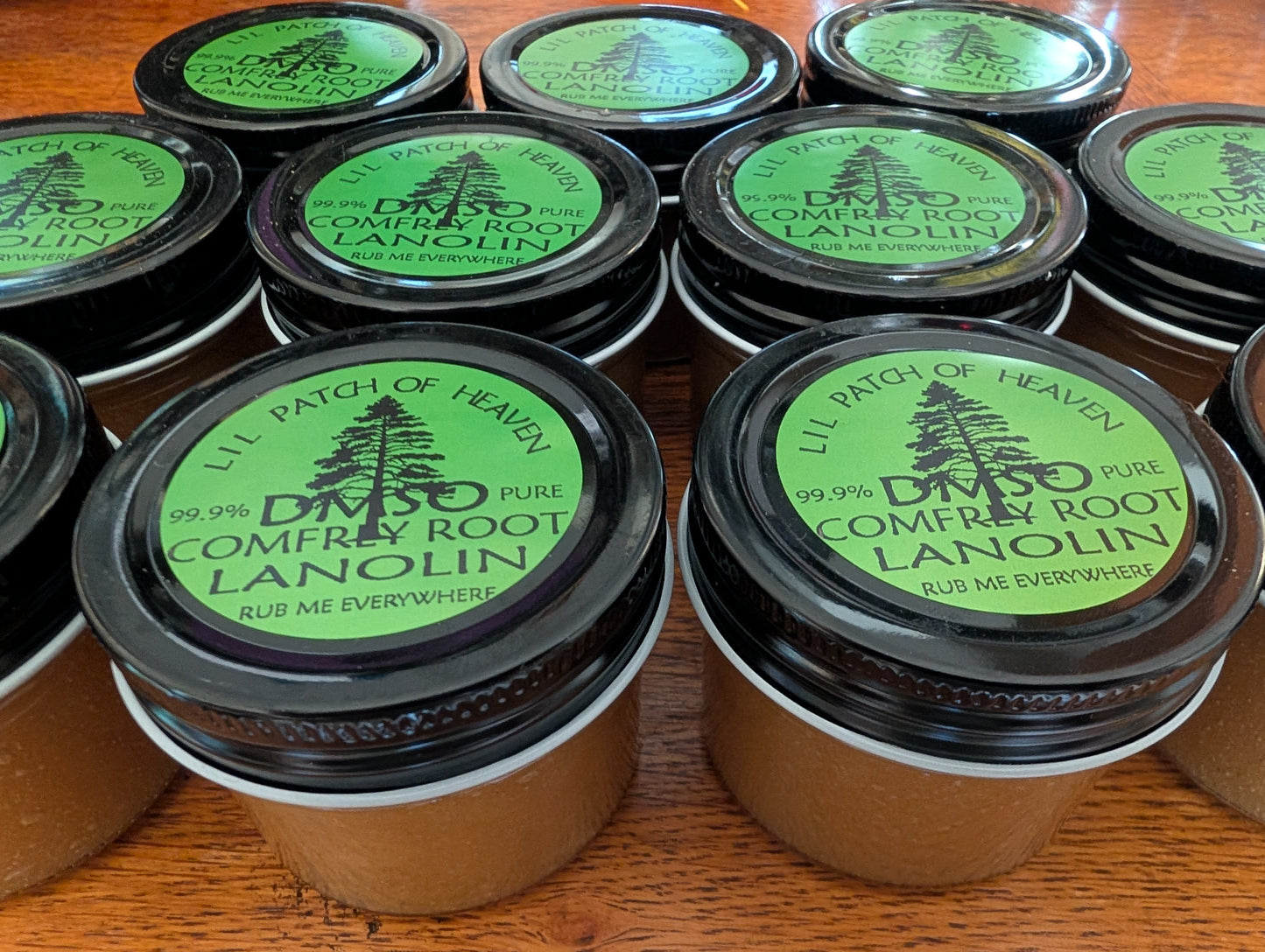 Medicinal PURE DMSO infused with California Poppy & Wild Lettuce Emulsified in PURE LANOLIN in Glass - 70% DMSO 30% LANOLIN - 4 Oz SHIPS FREE