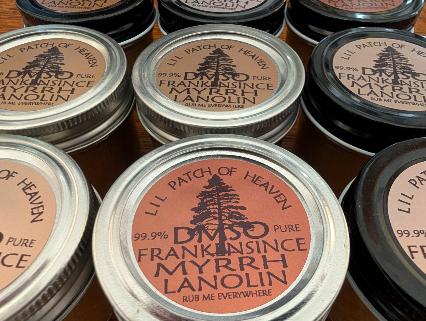 Medicinal PURE DMSO infused with Frankincense Tears & Myhrr Gum Emulsified in PURE LANOLIN in Glass - 70% DMSO 30% LANOLIN - 4 Oz SHIPS FREE
