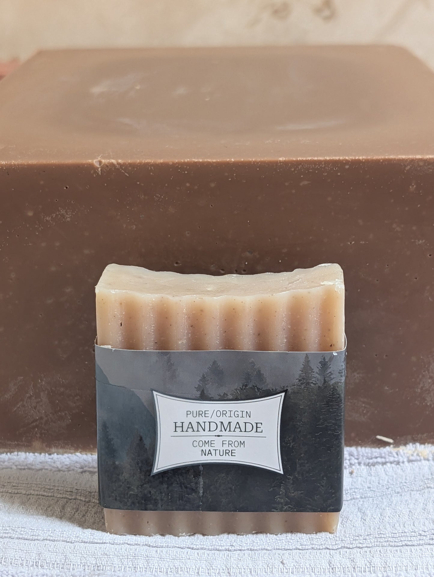 Artesian Herbal Soaps - PORK LARD- For Skin Issues- -with Bamboo Holder & Sisal Scrub Bag -BERGAMOT & GRAPEFRUIT ESSENTIAL OIL- ORGANIC - Color OFF WHITE -FREE SHIPPING