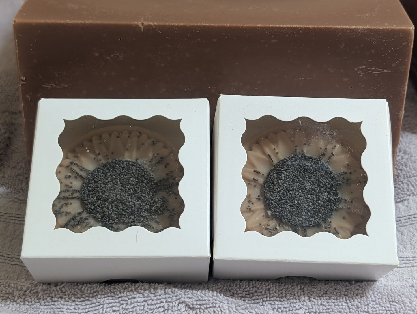 Artesian Herbal Soaps -  2 pk BEEF TALLOW- For Skin Issues- -with Bamboo Holder & Sisal Scrub Bag -VANILLA ESSENTIAL OIL- ORGANIC - Color off WHITE -FREE SHIPPING