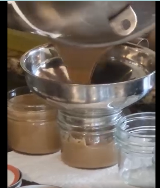 Creamed Honey- Organic CHOCO MINT PATTY- Peppermint Leaf Powder, Cocoa Powder,- Medicinal 4oz SHIPS FREE