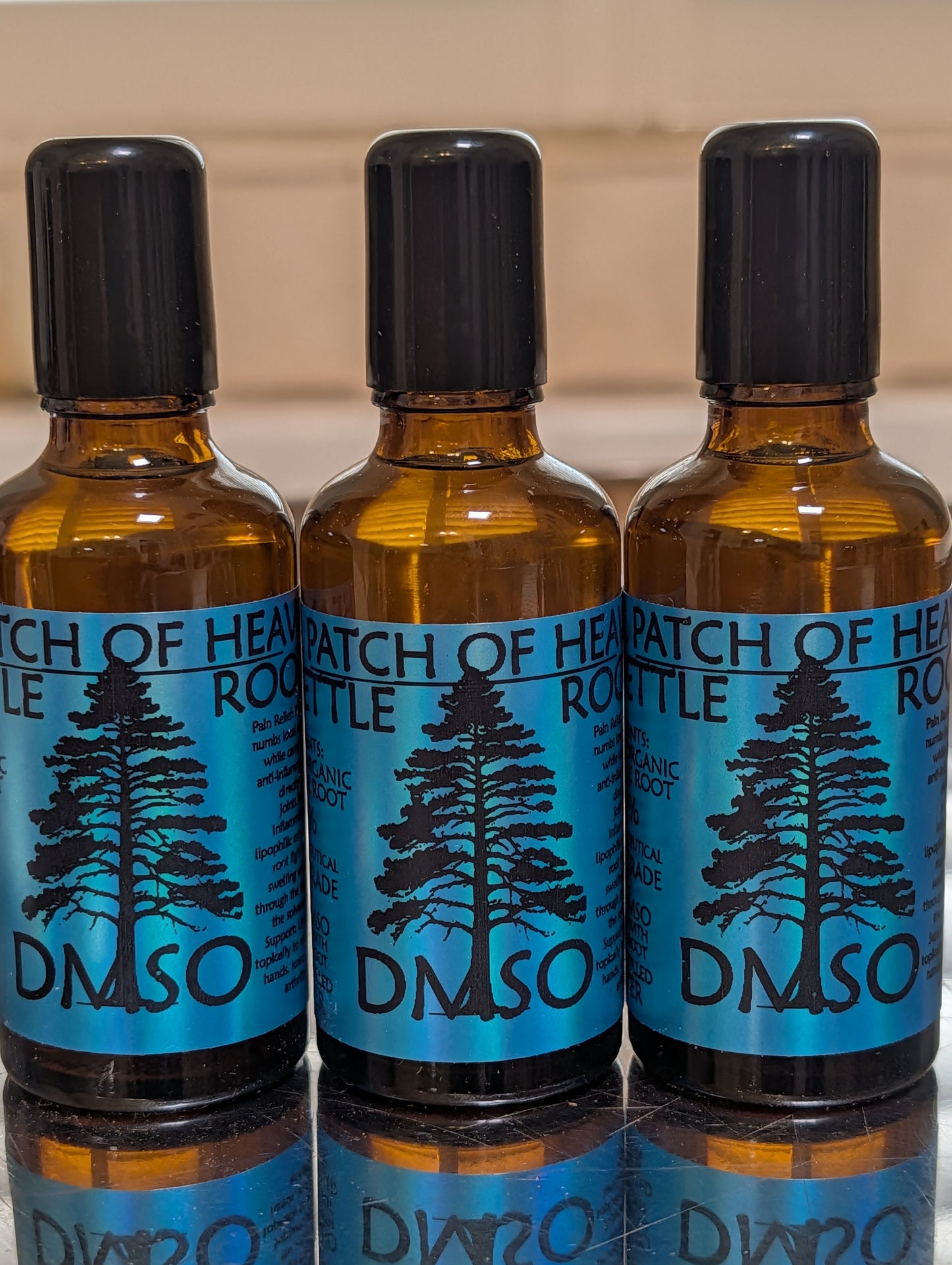 Medicinal Rollerball - 99.9 PURE DMSO infused with ORGANIC Stinging Nettle Root - 70% DMSO INFUSION 30% DISTILLED WATER- 50ml SHIPS FREE