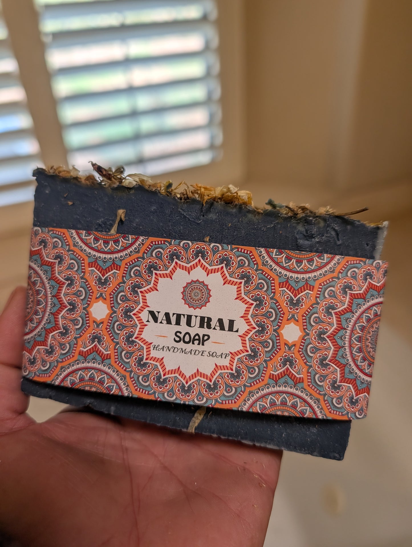 Artesian Herbal Soaps - 100% Beef Tallow- Antimicrobial, Antiviral, Antifungal- -with Bamboo Holder & Sisal Scrub Bag - 5 Thieves ESSENTIAL OIL- ORGANIC - Color Blue -FREE SHIPPING