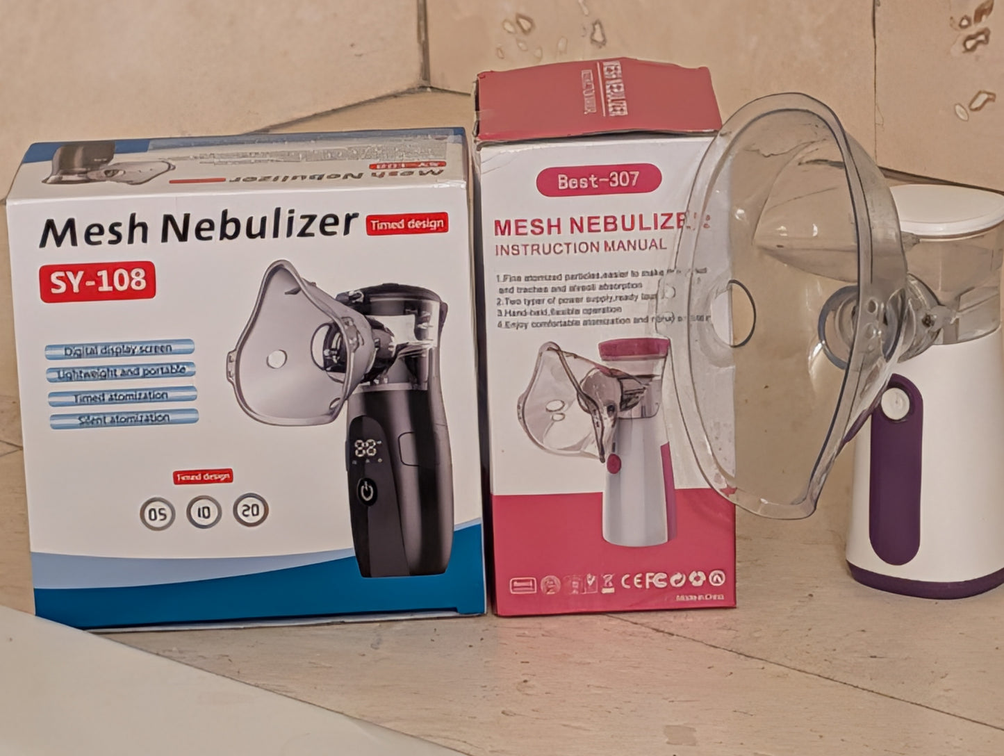 KIT Cold Steam Inhaler Plus  ...  Silver Wings 250ppm Collidial Silver & BREATHE Hydrosol - Mullein,  Bay Leaf, Clove, Cassia Cinnamon,- 4 oz Dropper SHIPS FREE